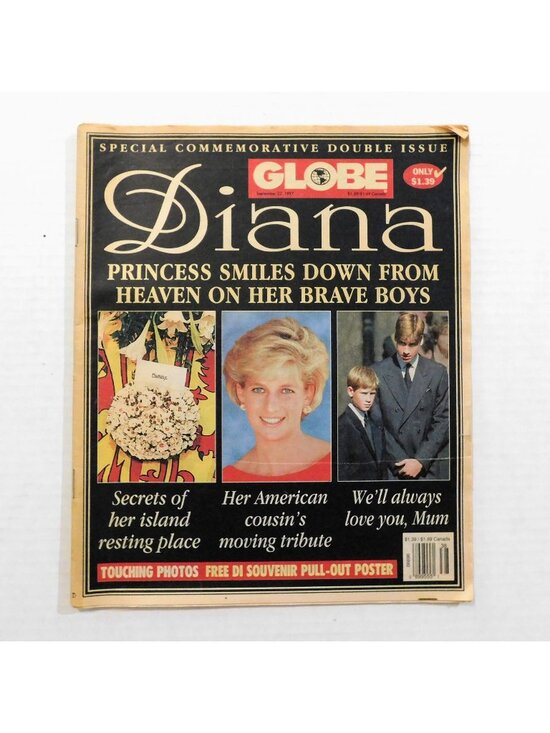 Globe Other - Globe Princess Diana Special Commemorative Double Issue 9/22/1997 Poster